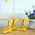 Creative personality student books giraffes iron bookends